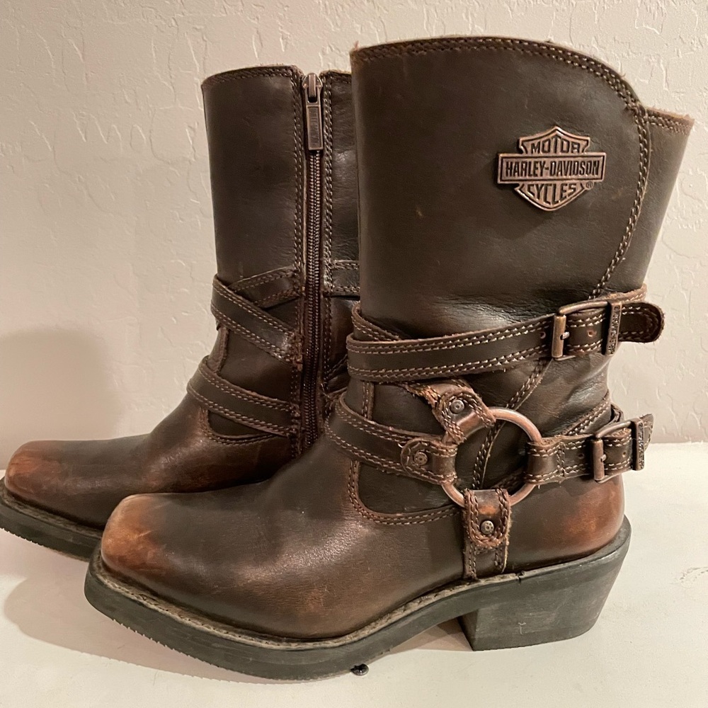 Harley Davidson Boots in Brown
